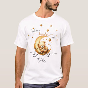 Camiseta Mal Podemos Esperar Ursozinho Bonito Futuro Papai