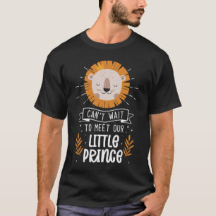 Camiseta Mal posso esperar para conhecer nosso pequeno gêne