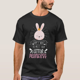 Camiseta Mal posso esperar para conhecer nosso pequeno Prín