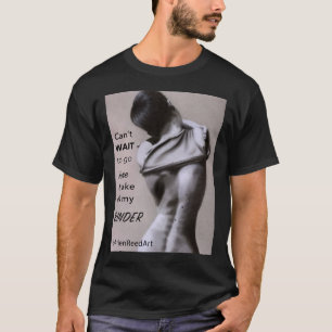 Camiseta Mal posso esperar para ir para casa e tirar meu Bi