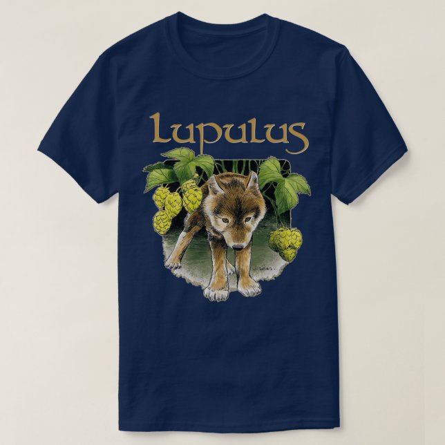 Camiseta Mala de cerveja Lupulus (Frente do Design)