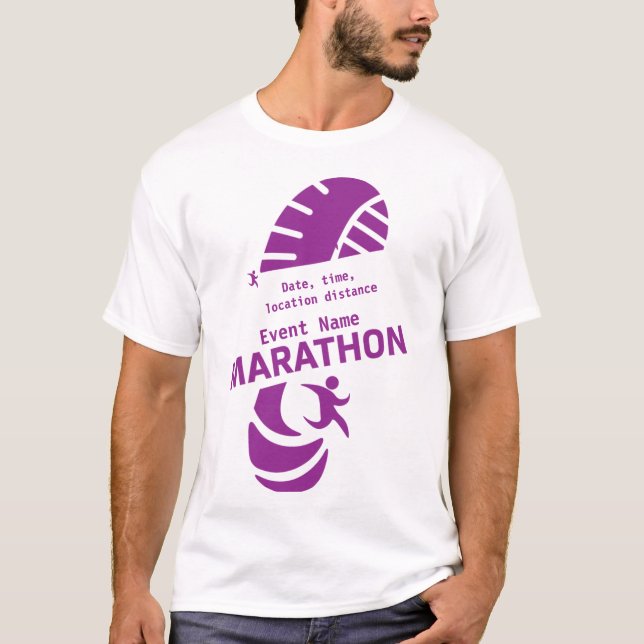Camiseta Mala de promocional da maratona de caridade T-Shir (Frente)