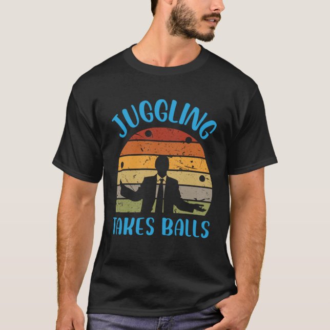 Camiseta Malabarismo leva bolas (Frente)