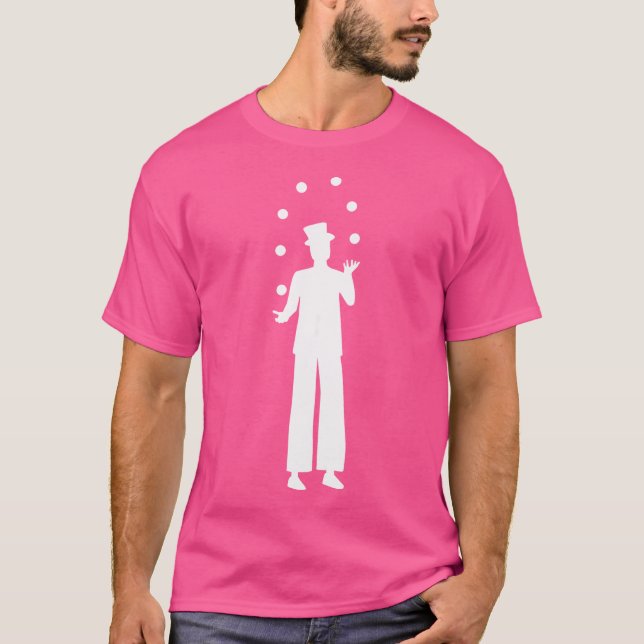 Camiseta Malabarista em Pernas de Pau (Frente)