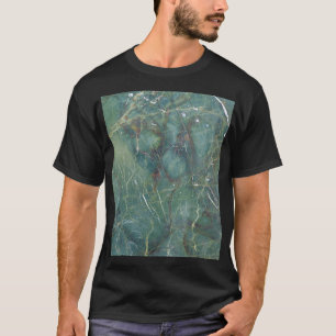Camiseta Malachite Verde Marble Textura Detalhada