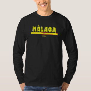 Camiseta Málaga Espanha Bandeira Espanhola Espana Lembrança
