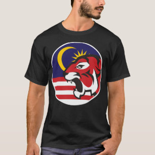 Camiseta Malaio Tiger Malaio - Animal Nacional Malaio