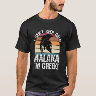 Camiseta Malaka I Am Greek Proud Greek Spans