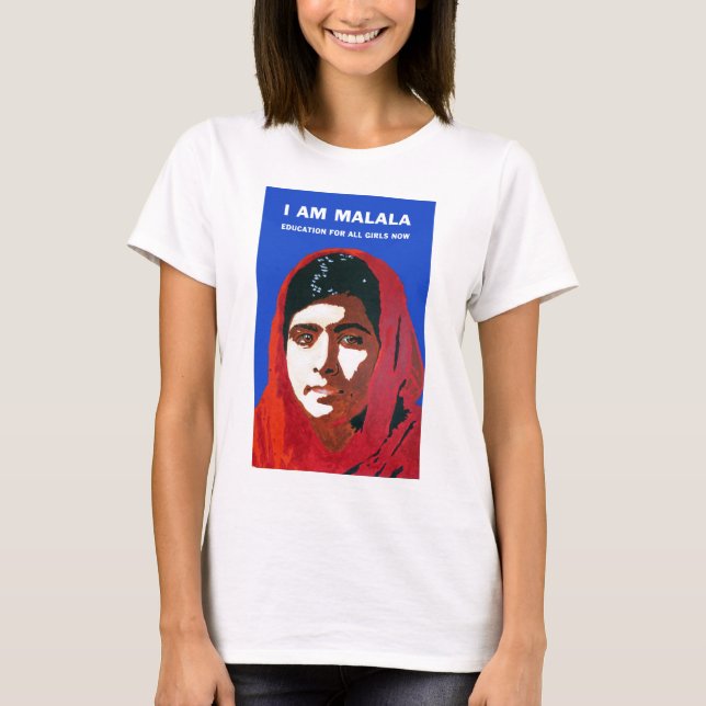 CAMISETA MALALA YOUSAFZAI (Frente)