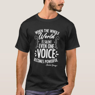 Camiseta Malala Yousafzai Inspiração cita Malala