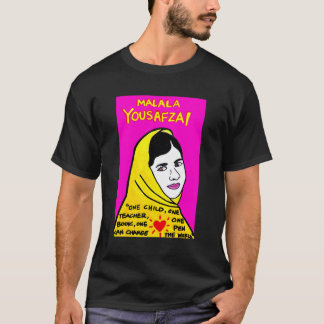 Camiseta Malala Yousafzai Pop Folk Art friends