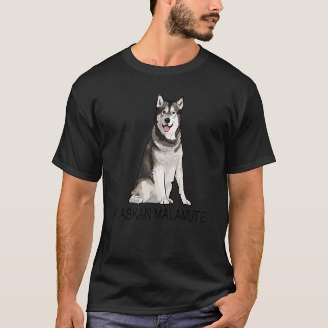 Camiseta Malamute Crazy (Frente)