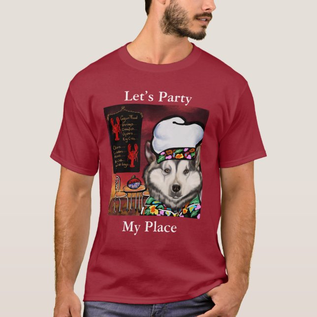 Camiseta Malamute do Alasca (Frente)