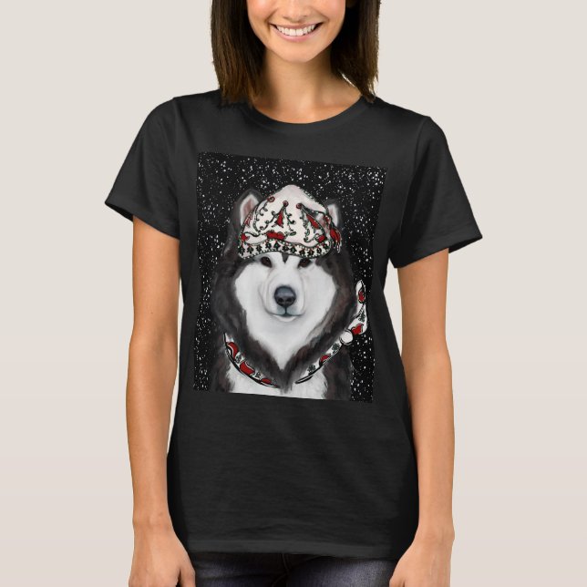 Camiseta Malamute do Alasca (Frente)