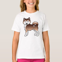 Malamute do Alasca Vermelho Cachorro de Desenho An