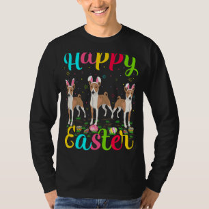 Camiseta Malamute Dog Easter Bunny Malamute Feliz Eas