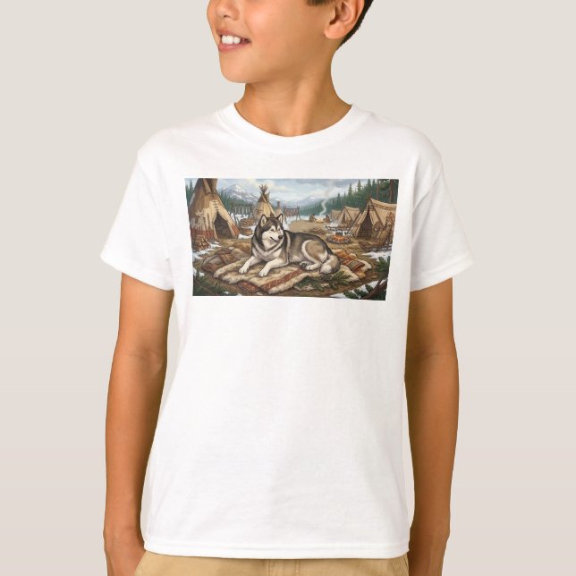 Camiseta Malamute Nativo   (Frente)