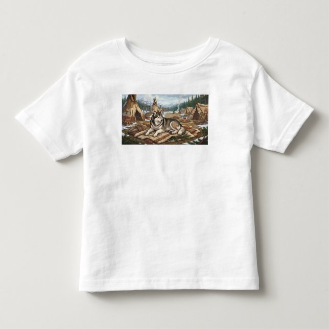Camiseta Malamute Nativo   (Frente)