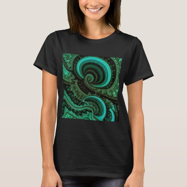 Camiseta Malaquite Fractal1 (Frente)
