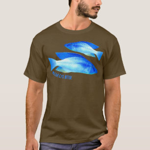 Camiseta Malawi Eye Biter Cichlid Compressiceps Aquarium