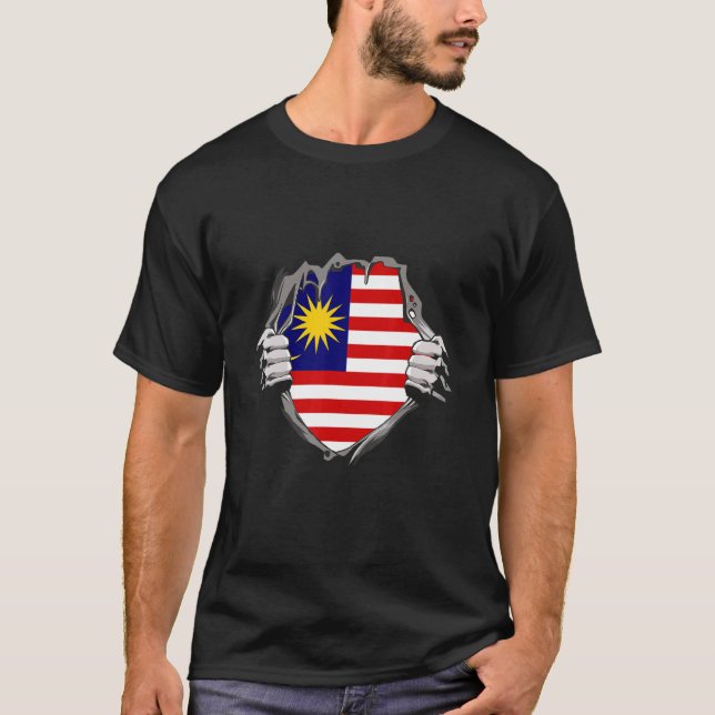 Camiseta Malaysia Flag (Frente)