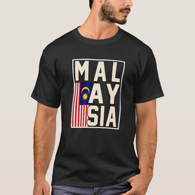 Camiseta Malaysia Flag   (Frente)