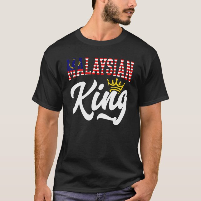 Camiseta Malaysian King Malaysia Malaysian Malaysia Flag_1 (Frente)