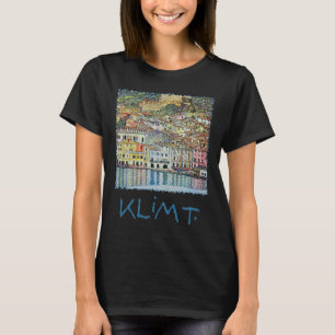 Camiseta Malcesine no Lago de Garda por Gustav Klimt