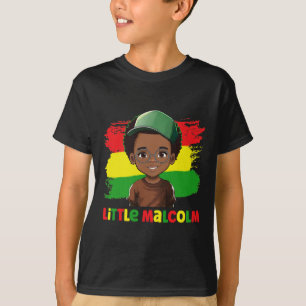 Camiseta Malcolm Black History Month Melanin Kid Boy Son Pr