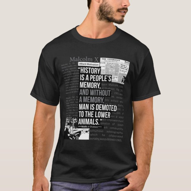Camiseta Malcolm X Melhor Cotação4 (Frente)