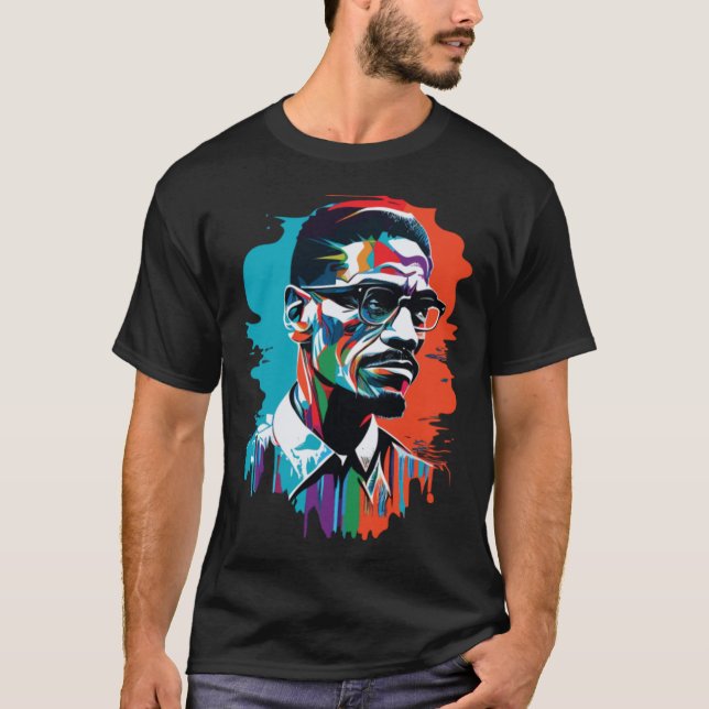 Camiseta Malcom X (Frente)