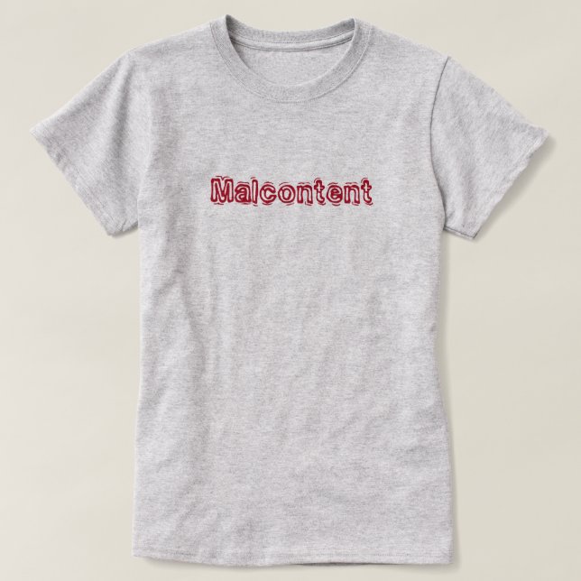 Camiseta Malconteúdo (Frente do Design)