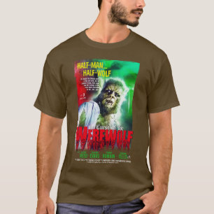 Camiseta Maldição do poster alternativo de Werewolf