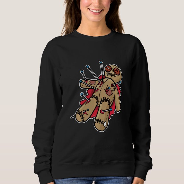 Camiseta Maldita boneca Voodoo Horror Halloween Suor (Frente)