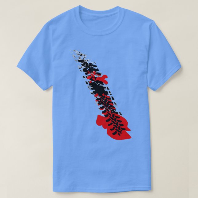 Camiseta Maldita pista de pneus 1 (Frente do Design)