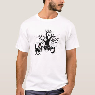 Camiseta Maldito Chapéu Negro de Halloween e Chapéu de Brux