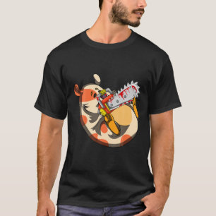 Camiseta Maldito Halloween Costume Chainsaw Horror Hamster