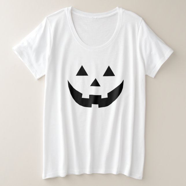 Camiseta Maldito negro Jack ou lanterna, brincadeira de abó (Frente do Design)