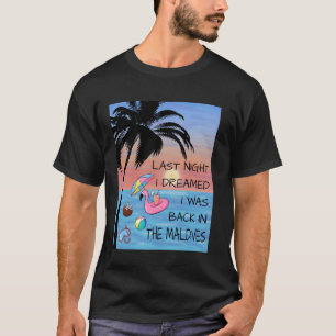 Camiseta Maldivas Sonho Flamingo Aventura Memórias Férias