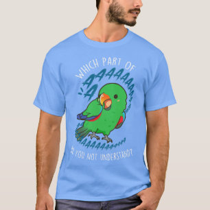 Camiseta Male Eclectus Parrot Aaaa