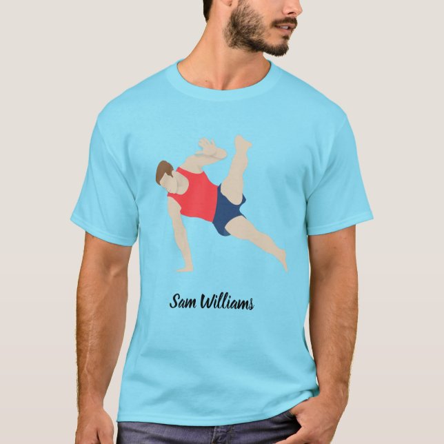Camiseta Male Gymnast (Frente)