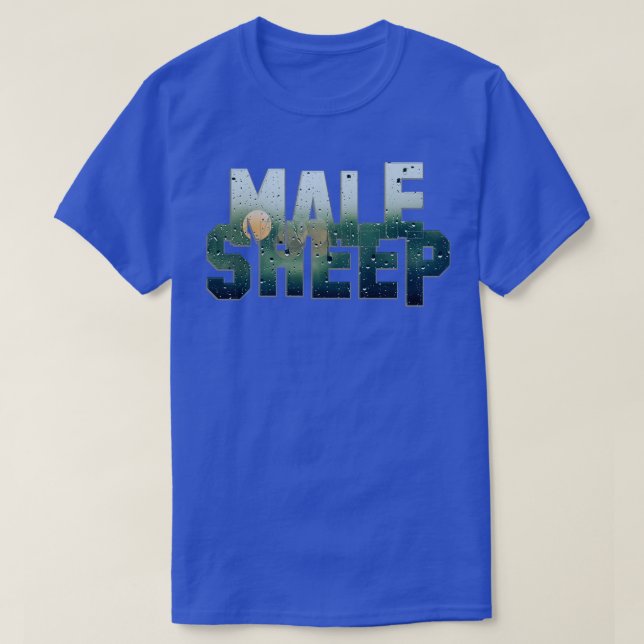 Camiseta Male Sheep (Frente do Design)