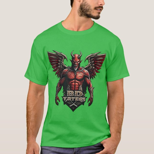 Camiseta Malevolente Anjo Esporia Camisa-T (Frente)
