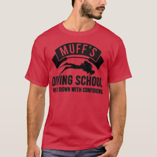 Camiseta Malgas mergulhando na escola mergulham o humor com