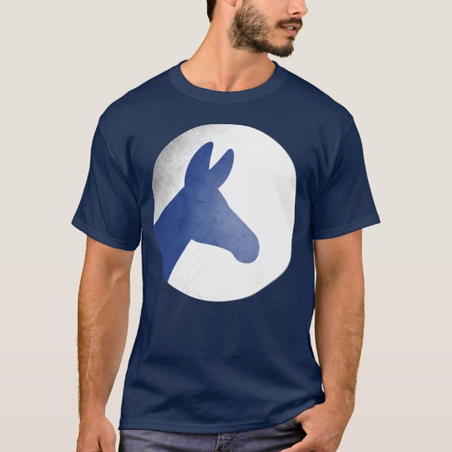 CAMISETA MALHA AZUL (Frente)