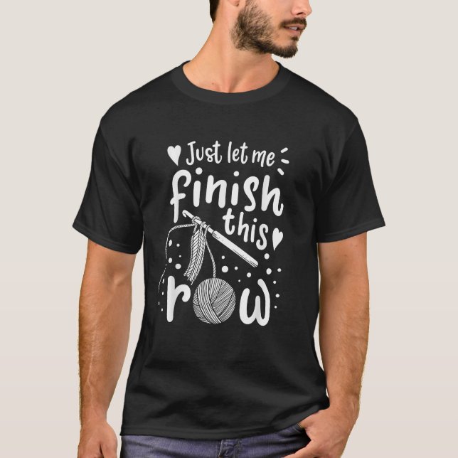 Camiseta Malha Crochê Fio Engraçado (Frente)