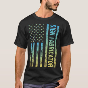 Camiseta Malha de Sinais Amarelo Azul
