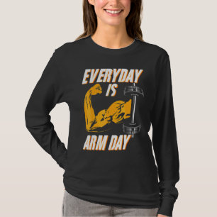 Camiseta Malhação Arm Day Sayings For Weightlifter Bodybuil