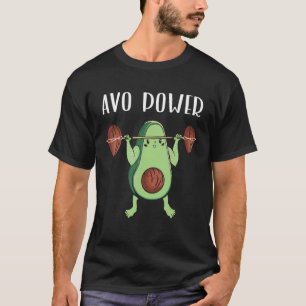 Camiseta Malhação Avocado Gym Workout Vegan Comida Cinco De