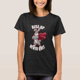 Camiseta Malhação Bunny Motivated Gym Goers Cresce Engraçad